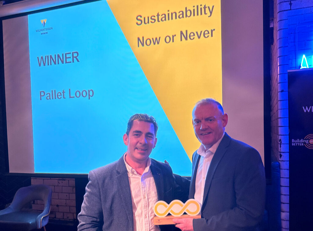 The Pallet LOOP scoops Sustainability Award from Willmott Dixon